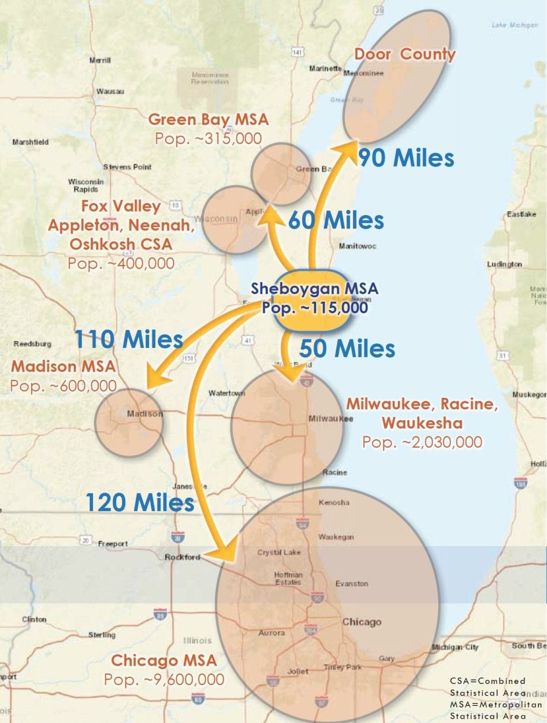 Picture of Traveling distance from SouthPointe Enterprise Campus Picture of Traveling distance from SouthPointe Enterprise Campus